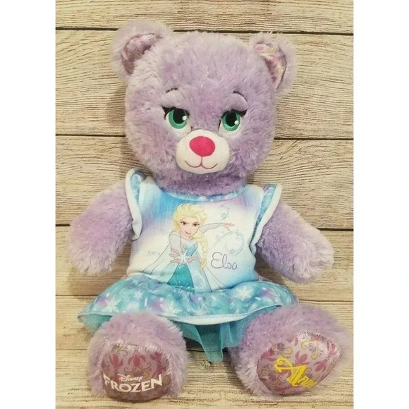 Build A Bear Other - BABW Disney Frozen Anna Teddy Bear with Dress 17"